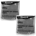 GUMKA CHLEBOWA DO MAZANIA ŚCIERANIA ARTYSTYCZNA SZARA NUEVO DELI - 2 szt.