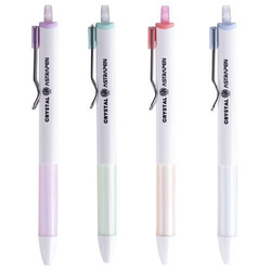 DŁUGOPIS AUTOMATYCZNY 0,7mm CRYSTAL WHITE ASTRA NIEBIESKI WKŁAD - 2 szt.