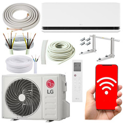 KLIMATYZACJA LG DUALCOOL SOFT AIR PREMIUM 2,5 kW ZESTAW DO MONTAŻU 3MB