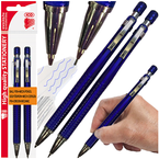 DŁUGOPIS I OŁÓWEK AUTOMATYCZNY 2w1 ICO GOLF 0.5mm HB NIEBIESKI