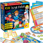 GRA PLANSZOWA EDUKACYJNA QUIZ JĘZYK POLSKI NAUKA MAŁY GENIUSZ LISCIANI