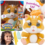 PŁACZĄCY KOTEK INTERAKTYWNY PLUSZAK EMOTION PETS PRAWIDZWE ŁZY MASKOTKA