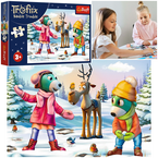 PUZZLE 30 ELEMENTÓW ŚWIĄTECZNY CZAS TREFLIKÓW TREFLIX ZIMA 18313 TREFL