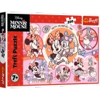 PUZZLE 200 ELEMENTÓW ZWYCZAJE MYSZKI MINNIE UKŁADANKA TREFL 13343