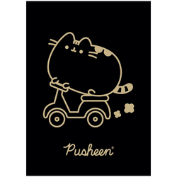 PUSHEEN ZESZYT A5 60 KARTEK W KRATKĘ LAMINOWANY UNIPAP MAJEWSKI KOTEK