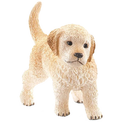 SCHLEICH GOLDEN RETRIEVER SZCZENIAK FIGURKA KOLEKCJONERSKA RĘCZNIE MALOWANA