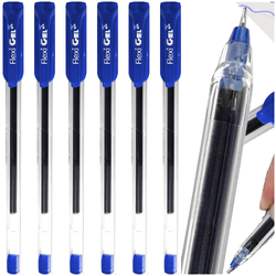 DŁUGOPIS ŻELOWY FLEXI ABRA GEL NIEBIESKI PENMATE SZKOLNY BIUROWY - 6 sztuk