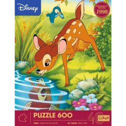 PUZZLE 600 ELEMENTÓW 40 LECIE TREFL - BAMBI DISNEY UKŁADANKA 37600