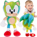 SONIC THE HEDGEHOG JEŻ PLUSZAK MASKOTKA MIŁA W DOTYKU 30cm ZIELONO-NIEBIESK