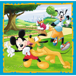 PUZZLE 3W1 MYSZKA MICKEY MIKI I PRZYJACIELE DISNEY UKŁADANKA - 34846 TREFL 