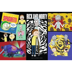 PUZZLE 300 ELEMENTÓW RICK I MORTY: DZIWNE MIEJSCA W GALAKTYCE 23035 TREFL