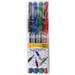 DŁUGOPISY ŻELOWE GIMBOO CLASSIC 4 KOLORY 0.5mm WODOODPORNY TUSZ
