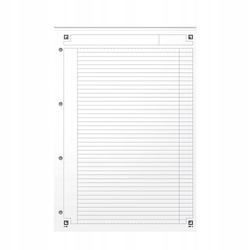 NOTATNIK A4+ 80 KARTEK W LINIĘ 80g BLOK BIUROWY SOLIDNY NOTEPAD OXFORD