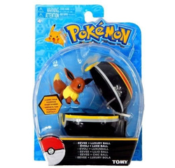 FIGURKA POKEMON EEVEE + KULA LUXURY BALL - TOMY