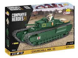 KLOCKI COBI CZOŁG CHURCHILL MK. III WOJSKO 3046