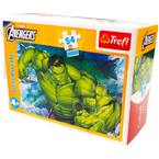PUZZLE MINI 54 ELEMENTY AVENGERS HULK UKŁADANKA TREFL 19805
