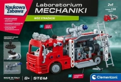 KLOCKI KONSTRUKCYJNE WÓZ STRAŻACKI STRAŻ POŻARNA LABORATORIUM MECHANIKI