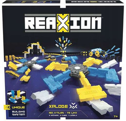 GRA ZRĘCZNOŚCIOWA REAXION XPLODE DOMINO KLOCKI KONSTRUKCYJNE BUDOWANIE