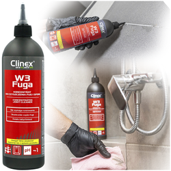 CLINEX W3 FUGA KONCENTRAT DO CZYSZCZENIA FUG I SPOIN MOCNY - 3 sztuki