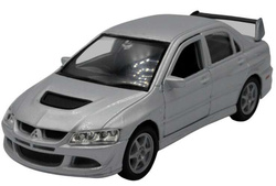 MITSUBISHI LANCER EVOLUTION 8 METALOWE AUTO KOLEKCJONERSKIE WELLY 1:34