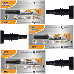 KLEJ SUPER GLUE BŁYSKAWICZNY SZYBKOSCHNĄCY BIC FIX STRONG 3g - 3 sztuki