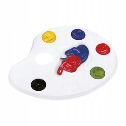 PALETA MALARSKA PALETKA DO MIESZANIA FARB SZKOLNA ARTYSTYCZNA ASTRA - 4 szt