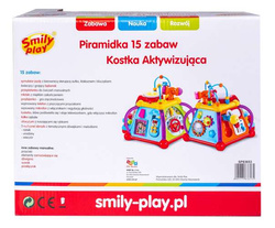 KOSTKA AKTYWIZUJĄCA INTERAKTYWNA PIRAMIDA 15 ZABAW