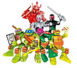 FIGURKA ŻÓŁWIE NINJA SASZETKA SERIA 1 - MEGA BLOKS