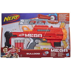 NERF N-STRIKE MEGA BULLDOG WYRZUTNIA HASBRO 6 STRZAŁEK KARABIN PISTOLET