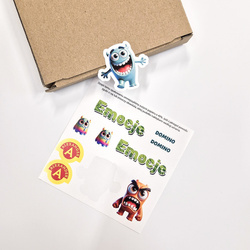 DOMINO GRA EMOCJE EDUKACYJNA PAMIĘCIOWA LOGICZNA OBRAZKOWA ALEXANDER