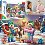 PUZZLE MAXI 24 TREFLIKI XMAS ZIMOWY CZAS Z TREFLIKAMI UKŁADANKA TREFL 14360