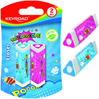 GUMKA DO ŚCIERANIA MAZANIA OŁÓWKA KALEIDOSCOPE KEYROAD PRECYZYJNA - 2 szt.