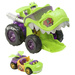 T-RACERS MEGA WHEELS - POJAZD T-REX + FIGURKA