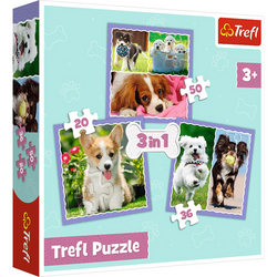 PUZZLE 3W1 106 ELEMENTÓW UROCZE PIESKI - TREFL