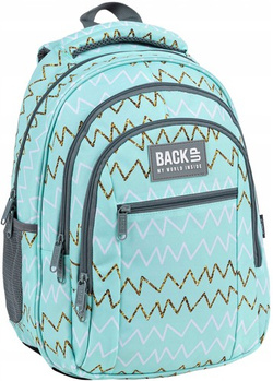 PLECAK SZKOLNY MŁODZIEŻOWY WIELOKOMOROWY DERFORM BACKUP O78 ZYGZAKI DIAGRAM