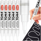 MARKER OLEJOWY PERMAMENTNY DO SZYB 1.5mm BIAŁY OLEJNY TO-441 TOMA - 5 szt.