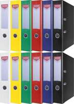 SEGREGATOR A4/75mm OFFICE PRODUCTS Z DŹWIGNIĄ PP - KOLORY - 12 SZTUK