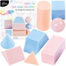MODELE 3D FIGUR GEOMETRYCZNYCH KIDEA EDUKACYJNE BRYŁY PASTELOWE 8 FIGUR