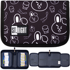 PIÓRNIK SZKOLNY ROZKŁADANY BEZ WYPOSAŻENIA KRÓLIK CLEVER BUNNY CZARNY