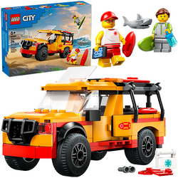 LEGO CITY SAMOCHÓD FURGONETKA RATOWNIKÓW PLAŻOWYCH AUTO 214 EL. 60453