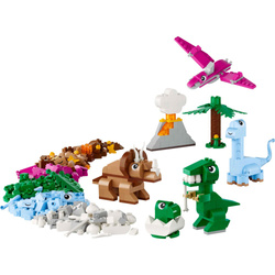 LEGO CLASSIC KREATYWNE DINOZAURY KLOCKI KONSTRUKCYJNE 450 el. 11041