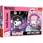 PUZZLE KUROMI RZĄDZI 160 ELEMENTÓW HELLO KITTY UKŁADANKA TREFL 15430