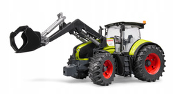 TRAKTOR BRUDER CLAAS AXION 950 CIĄGNIK Z ŁYŻKĄ ŁADOWARKA ZDEJMOWANE KOŁA