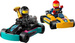 LEGO CITY GOKARTY KIEROWCY WYŚCIGOWI WYŚCIGI SAMOCHODOWE AUTA 99 EL. 60400