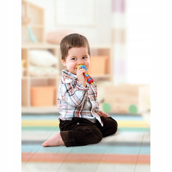 MIKROFON DLA DZIECI MUZYCZNY INTERAKTYWNY ŚWIATŁO DŹWIĘK CLEMENTONI