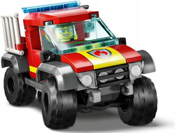 LEGO CITY WÓZ STRAŻACKI MISJA RATUNKOWA -  97 KLOCKÓW 60393