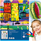 BLOK DO MALOWANIA CREATINIO A3 BIAŁY 20 KARTEK 120g DO SZKICOWANIA TOP 2000