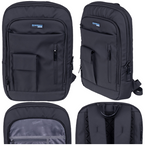 PLECAK NA LAPTOPA TABLET DONAU TRAVEL ROME 9L CZARNY NIEPRZEMAKALNY