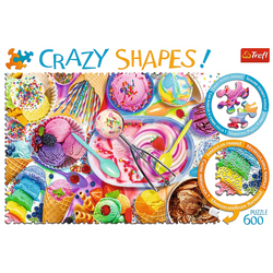 PUZZLE 600 ELEMENTÓW SŁODKIE MARZENIE CRAZY SHAPES! UKŁADANKA TREFL 11119