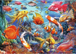 PUZZLE 1060 HIDDEN SHAPES PODWODNE ŻYCIE UKŁADANKA 10676 TREFL